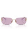 preview Miu Miu MU A51S ZVN90O75 Sunglasses Pale Gold/Pink