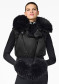 preview Women´s bodywarmer Goldbergh Reiya Bodywarmer Faux Border Black