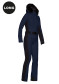 preview Women's overalls Goldbergh Parry Long Ski Suit Faux Border French Blue