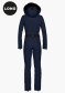 preview Women's overalls Goldbergh Parry Long Ski Suit Faux Border French Blue