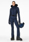 preview Women's overalls Goldbergh Parry Long Ski Suit Faux Border French Blue