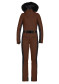 preview Women's overalls Goldbergh Parry Long Ski Suit Faux Border Deep Mocha