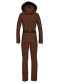 preview Women's overalls Goldbergh Parry Long Ski Suit Faux Border Deep Mocha