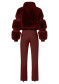 preview Women's overalls Goldbergh Lieke Ski Suit Vino Rosso