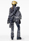 preview Women's jacket Goldbergh Kyoki Ski Jacket Bandana Paisley Blue