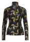 preview Women's turtleneck Goldbergh Sensu Ski Pully Japanese Fan Black/Gold