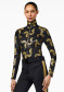 preview Women's turtleneck Goldbergh Sensu Ski Pully Japanese Fan Black/Gold