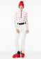 preview Women's turtleneck Goldbergh Aimi Ski Pully Flame/White
