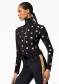 preview Women's turtleneck Goldbergh Aimi Ski Pully Black/Gold