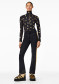 preview Women's turtleneck Goldbergh Aimi Ski Pully Black/Gold