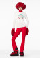 preview Women´s T-shirt Goldbergh Neko Long Sleeve Top Snow White