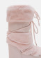 preview Women's boots Moon Boot Icon Faux Fur J042 Dusty Pink