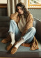 preview Women´s slippers EMU Australia Kirra Nest Chestnut