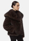 preview APPARIS Yara Sable Coat Fauve Multi