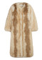 preview APPARIS Solange Fox Maxi Coat Beige Multi