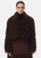 preview APPARIS Ginette Mongolian Jacket Deep Brown
