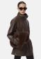 preview APPARIS Edie Sans Leather Parka Deep Brown