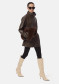 preview APPARIS Edie Sans Leather Parka Deep Brown