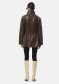 preview APPARIS Edie Sans Leather Parka Deep Brown