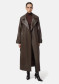 preview APPARIS Lana Sans Leather Trench Coat Deep Brown