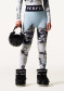preview Women's leggings Perfect Moment Jacquard Base Layer Pant 2241 Landscape/Blue