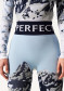 preview Women's leggings Perfect Moment Jacquard Base Layer Pant 2241 Landscape/Blue