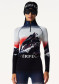 preview Perfect Moment 1/4 Zip Jacquard Baselayer Top 2426 Dusk Mountain