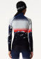 preview Perfect Moment 1/4 Zip Jacquard Baselayer Top 2426 Dusk Mountain
