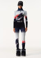 preview Perfect Moment 1/4 Zip Jacquard Baselayer Top 2426 Dusk Mountain