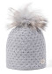 preview Women's hat GRANADILLA HONEYCOMB STRASS PEARL GRAY