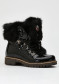 preview Women's fur boots Nis 1515404/A Scarponcino Pelle Vittelo Black