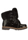 preview Women's fur boots Nis 1515404/A Scarponcino Pelle Vittelo Black