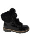 preview Women's fur boots Nis 1515404/A Scarponcino Pelle Vittelo Black
