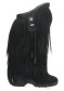preview Women's winter boots Nis 715821 Stivale Pelliccia Capra Black