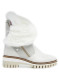 preview Women's winter boots Nis 2015457/2 Scarponcino Zip Pelle St. Rettile Latte/Rex