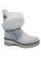 preview Women's winter boots Nis 2015457/2 Scarponcino Zip Pelle St. Rettile Latte/Rex