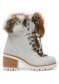 preview Women's winter boots Nis 2015471/1 Scarponcino Pelle St.Rettile Latte/Lapin