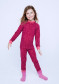 preview Children's Shirt Devold Active Kid Plum