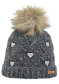 preview Kids knitted hat Barts Muriel charcoal