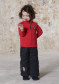 preview Children's sweatshirt Poivre Blanc W20-1510-BBBY scarlet red