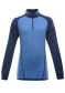 preview Children's t-shirt DEVOLD DUO ACTIVE JUNIOR ZIP NECK HEAVEN