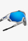 preview 100% Speedtrap Sunglasses Matte White-Hiper Blue