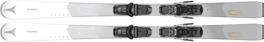 detail Atomic CLOUD C8 + M 10 GW White/Grey downhill skis