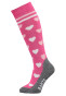 náhled Kids socks Barts Skisock Hearts Kids Fuchsia