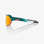 náhled 100% S2 - Gloss Metallic Bora / Matte White - HiPER Red Multilayer Mirror Lens