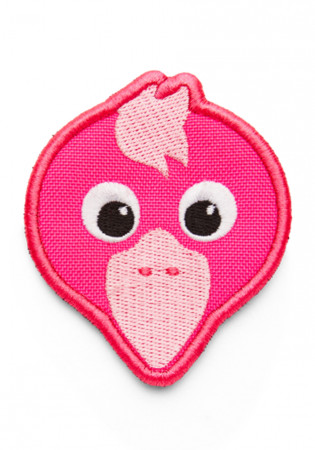 detail Affenzahn Velcro badge Flamingo