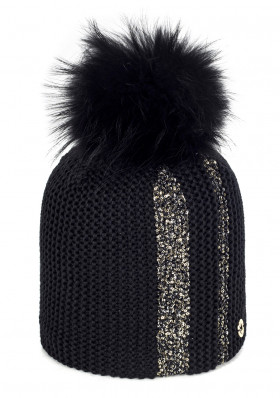 Women's hat Granadilla Boon Fur Black