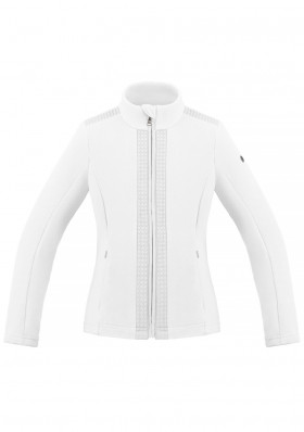 Children\'s girls sweatshirt Poivre Blanc W21-1702-JRGL Micro Fleece Jacket white