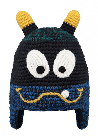 detail Kids knitted hat Barts Monster Beanie Navy