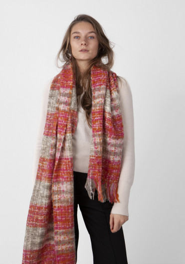 detail Women's scarf Barts Kristinam Magenta